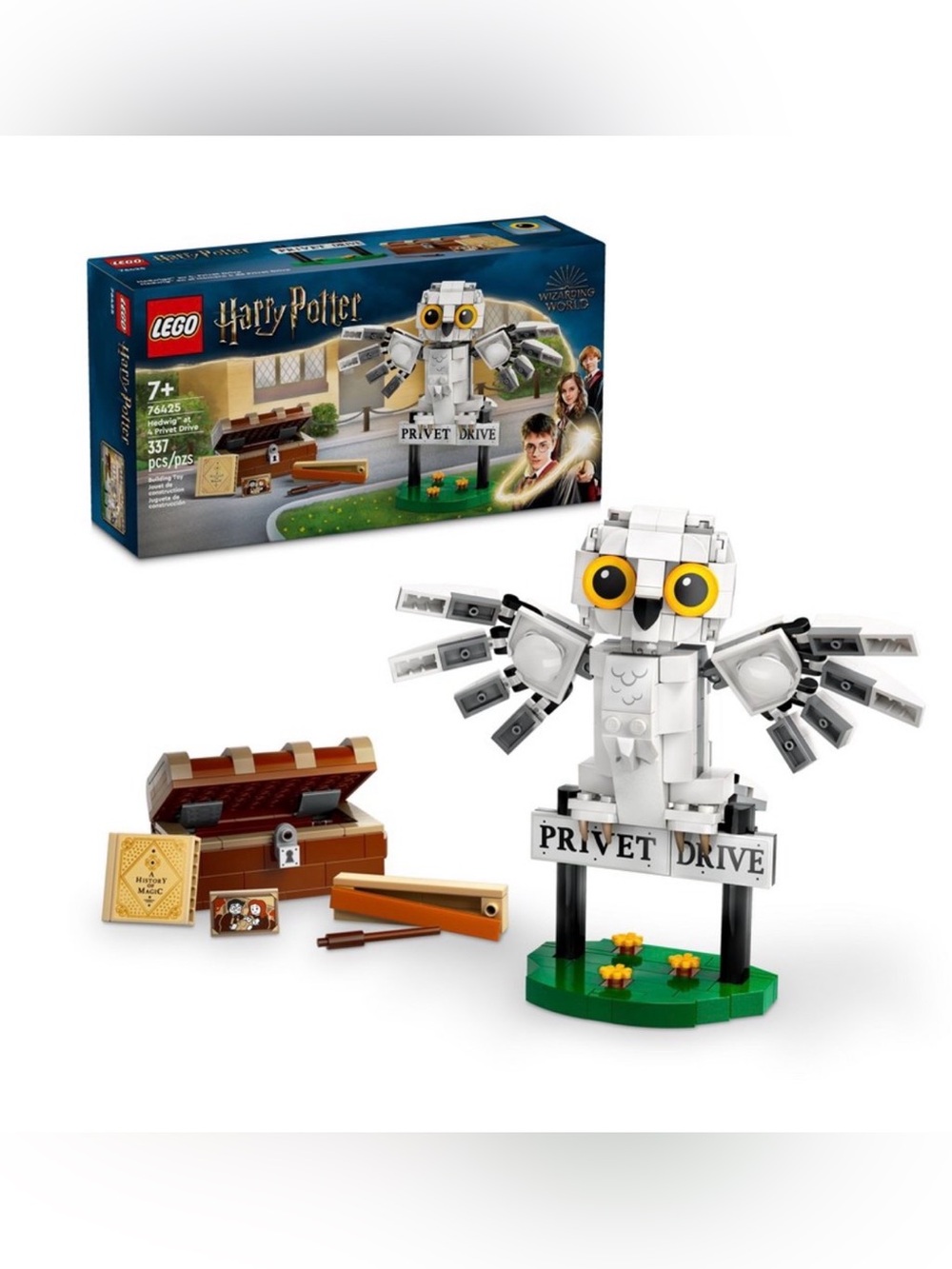 LEGO Harry Potter Hedwig at 4 Privet Drive Building Toy Set 76425 NEW!!!